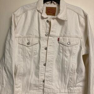 Levi's Cream Denim Jacket